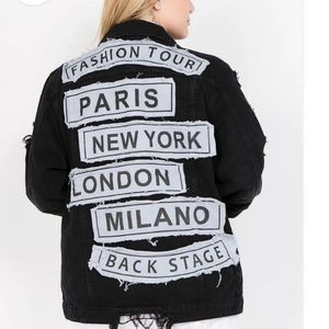 •NWT!• Fashion Tour Denim Jacket